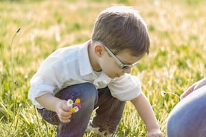 flower picking