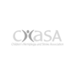 Gray logo for the Children's Hemiplegia and Stroke Association (CHASA)