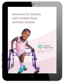 Our in-depth downloadable guide provides 60+ pages packed with information on life with cerebral palsy.