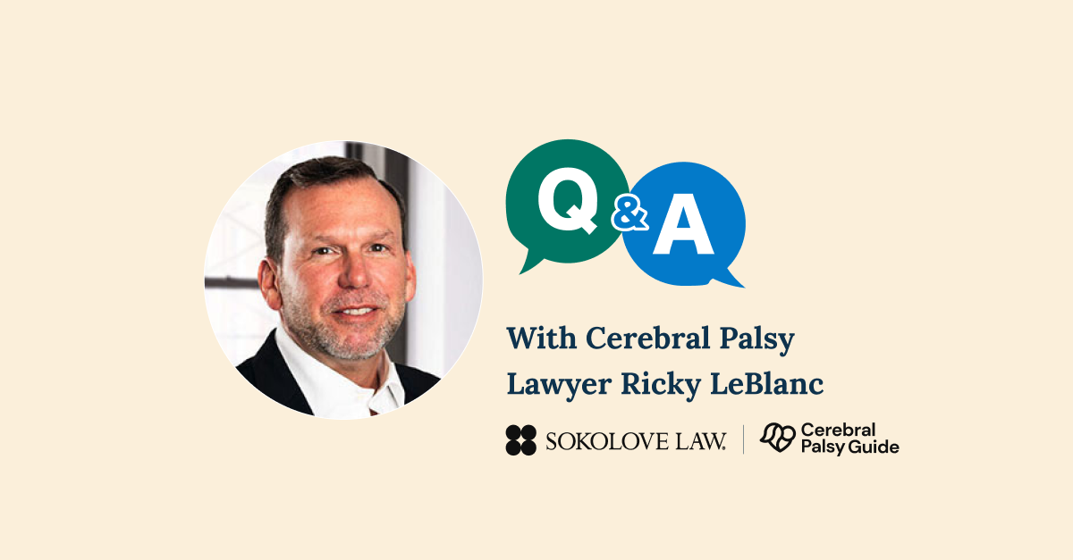 Q&A with cerebral palsy lawyer Ricky LeBlanc